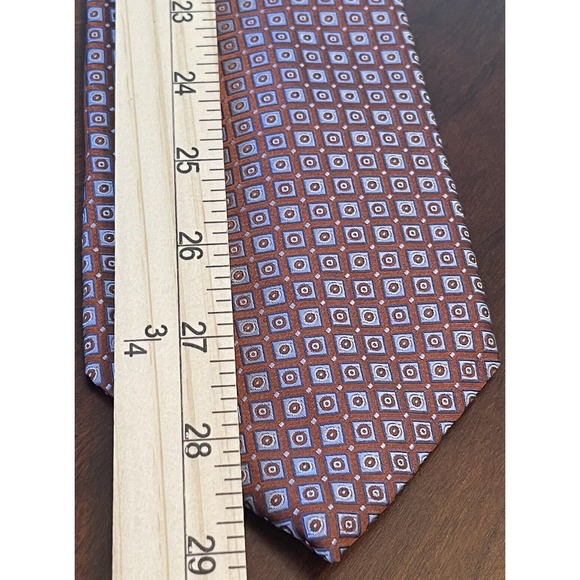 Van Heusen, 100% Silk, Men’s Neck Tie, Made In Usa - Picture 5 of 9